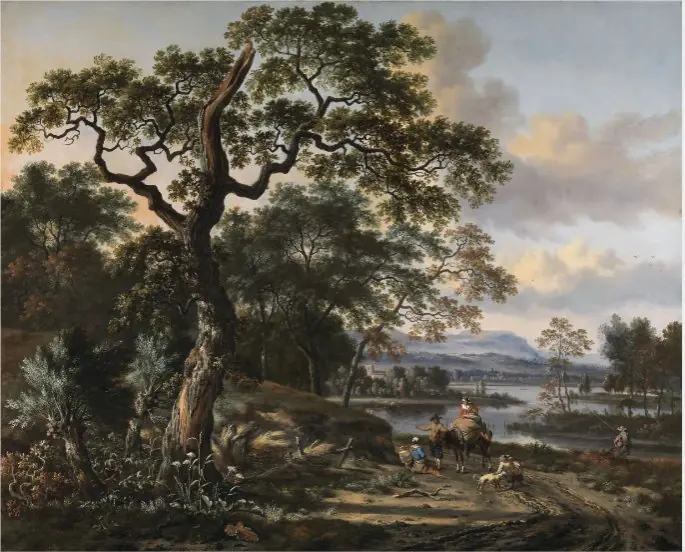 Wooded Landscape with a River