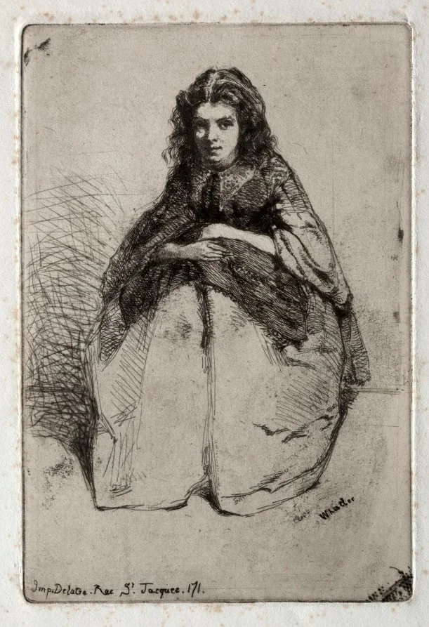Twelve Etchings from Nature:  Fumette, by James McNeill Whistler, 1858