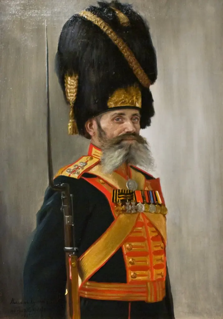 Portrait of the Court Grenadier M. Kulakov