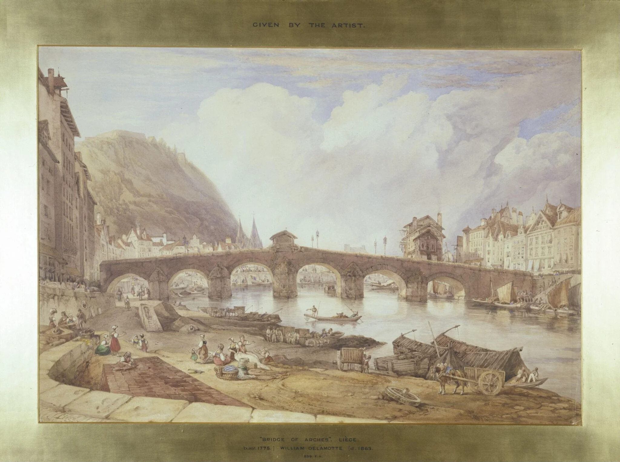 Liege: the Bridge of Arches