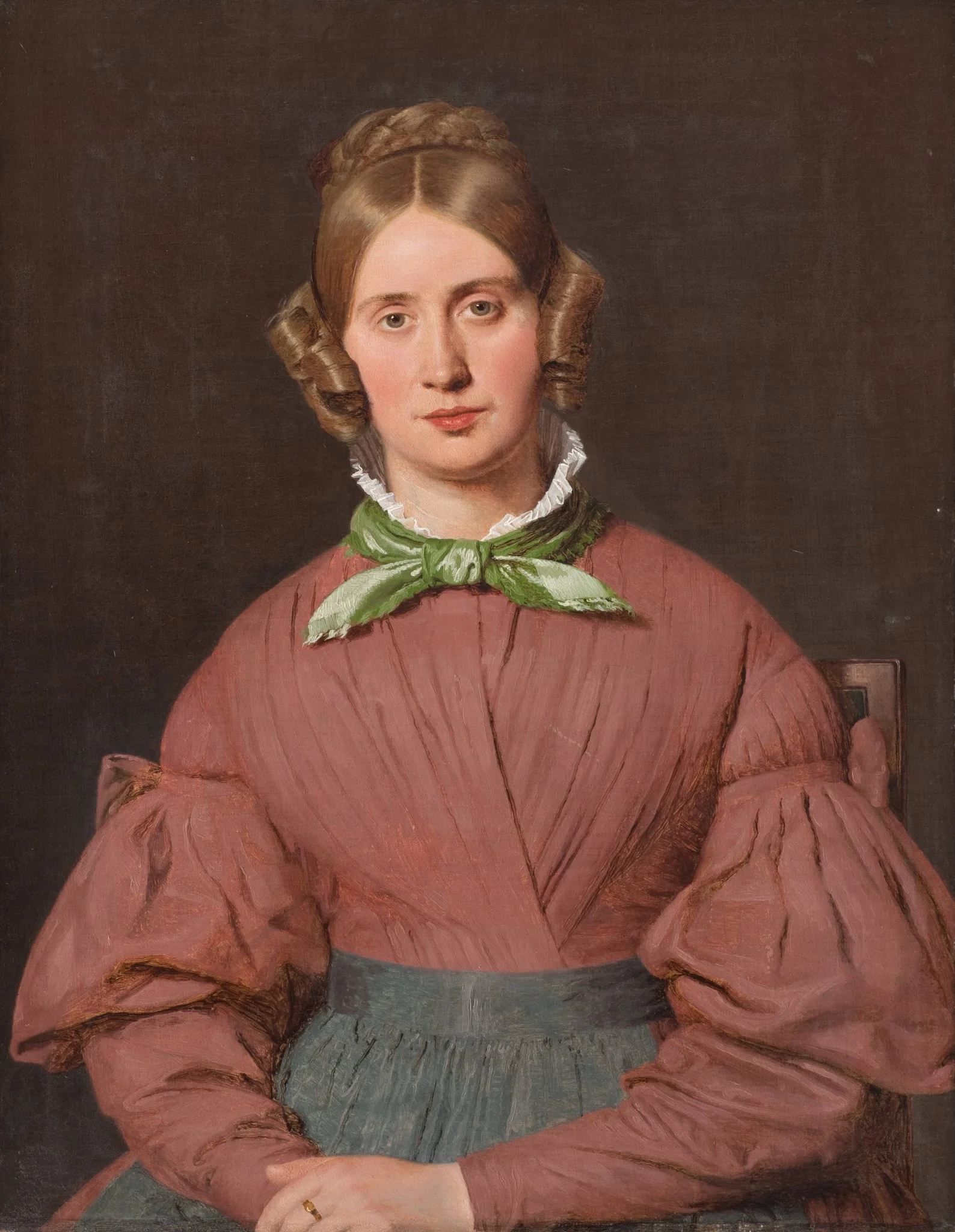 Portrait of Susanne Cecilie Købke, née Købke, the Artist´s Wife