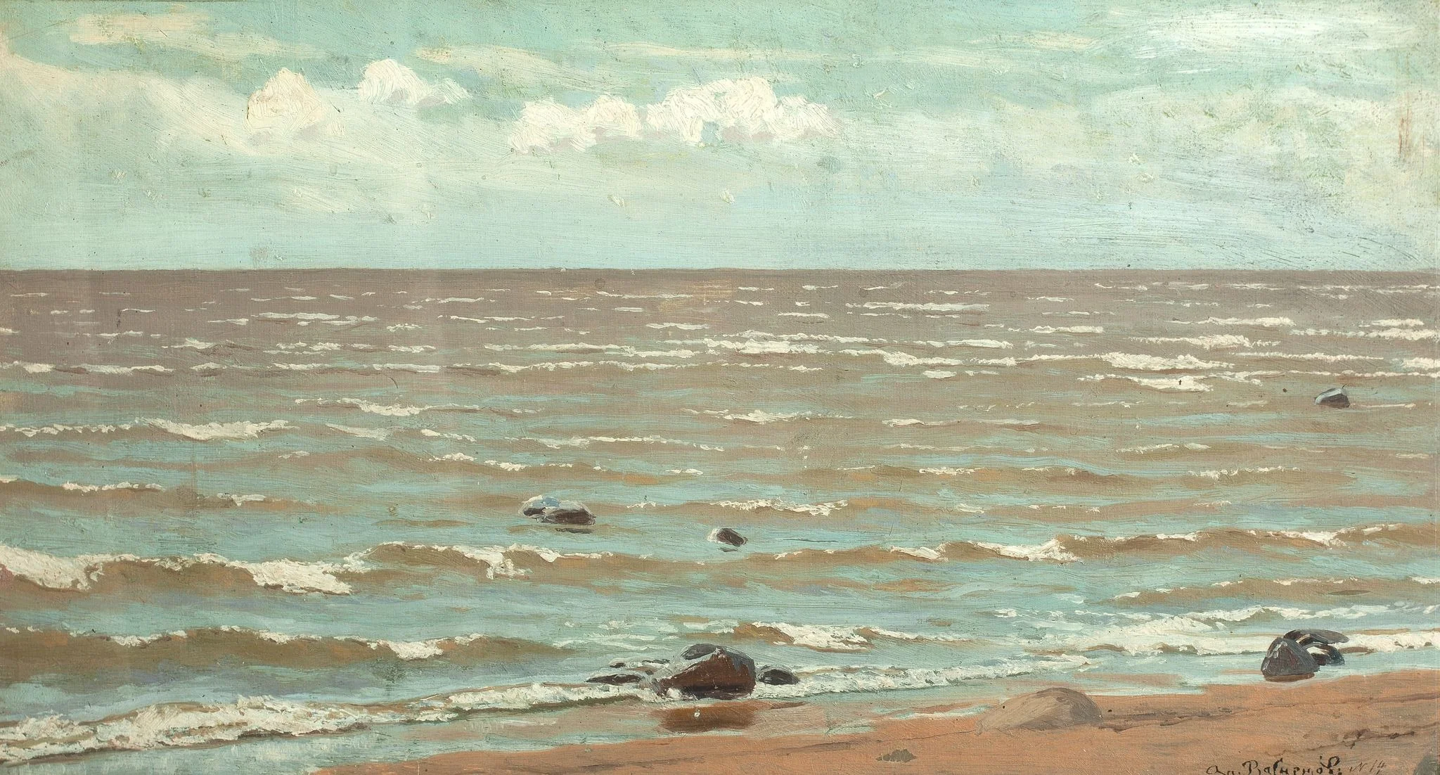 Gulf shore. Terijoki, by Apollinary Vasnetsov, unspecified, 1891