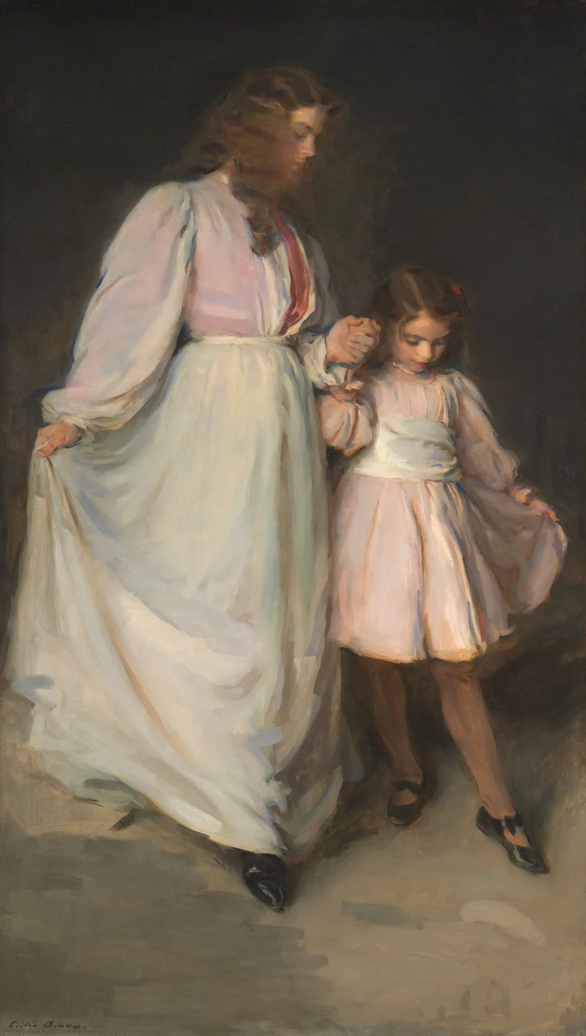 Dorothea and Francesca, by Cecilia Beaux, oil, 1898