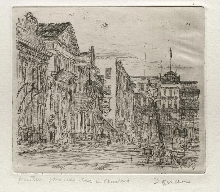 The Square, by Otto Henry Bacher, 1878
