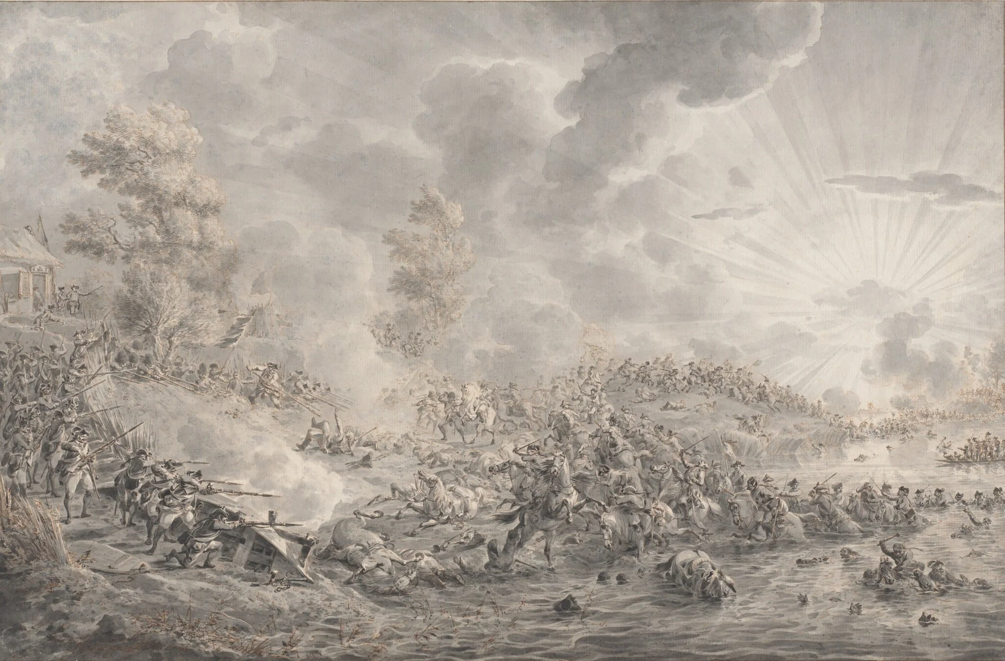 Battle by a River