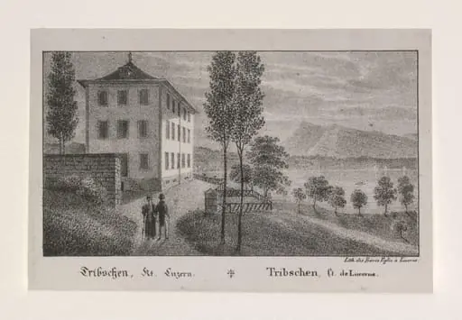Lithograph des Freres a Lucerne