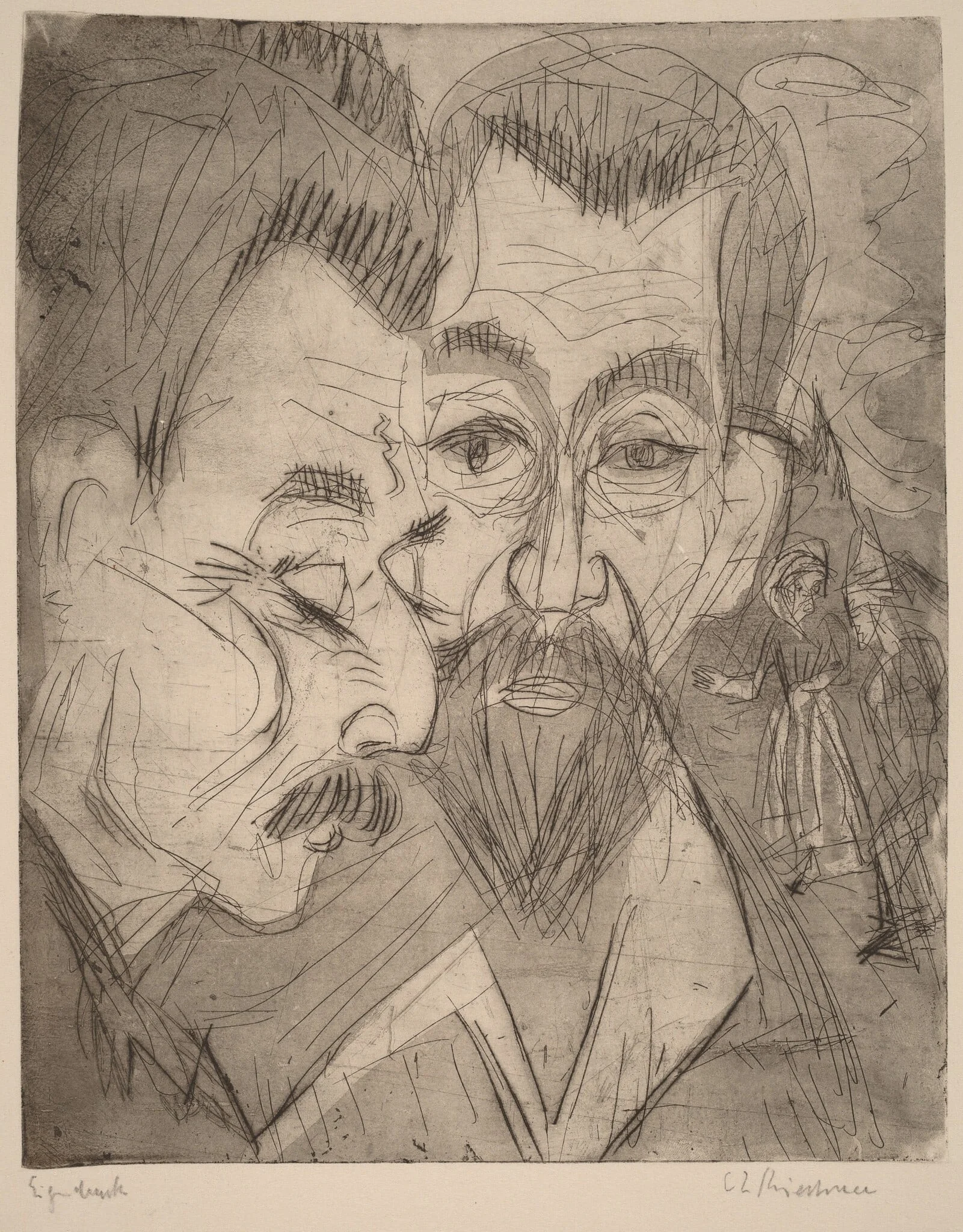 Two Peasant Heads