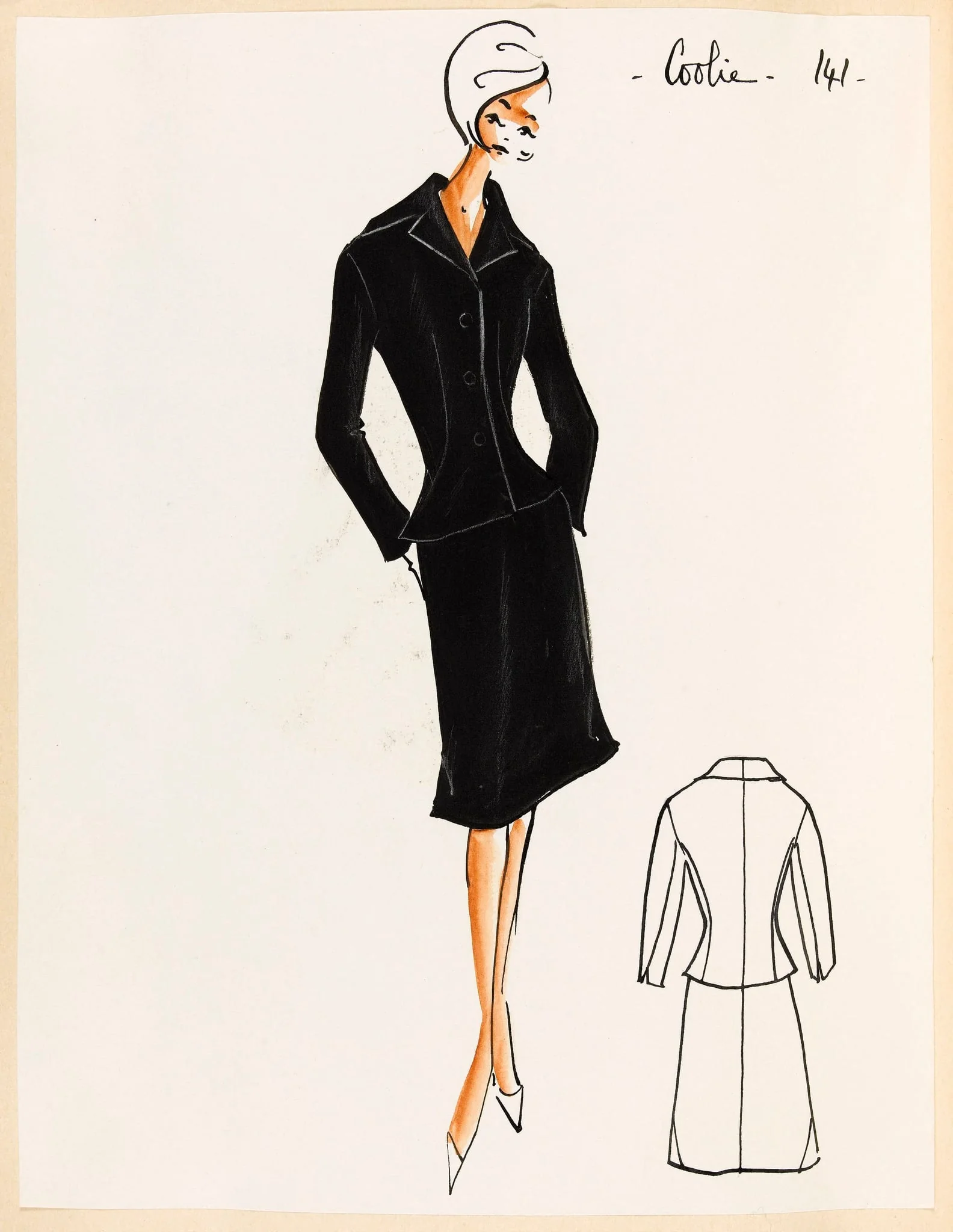 Coolie, by Carven, 1959