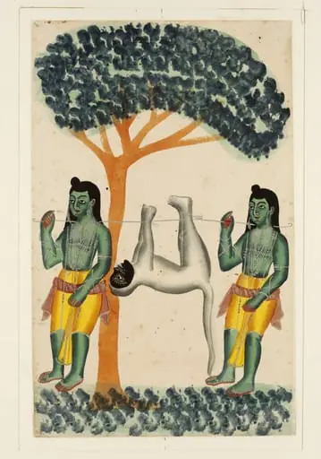 Kusha, Lava and Hanuman