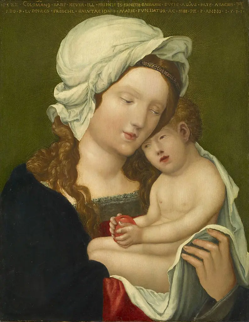 Virgin and child