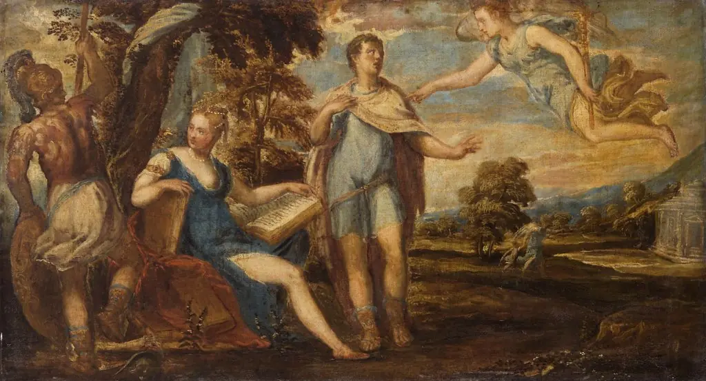Aeneas called away from Dido