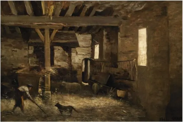 An Interior of a Barn