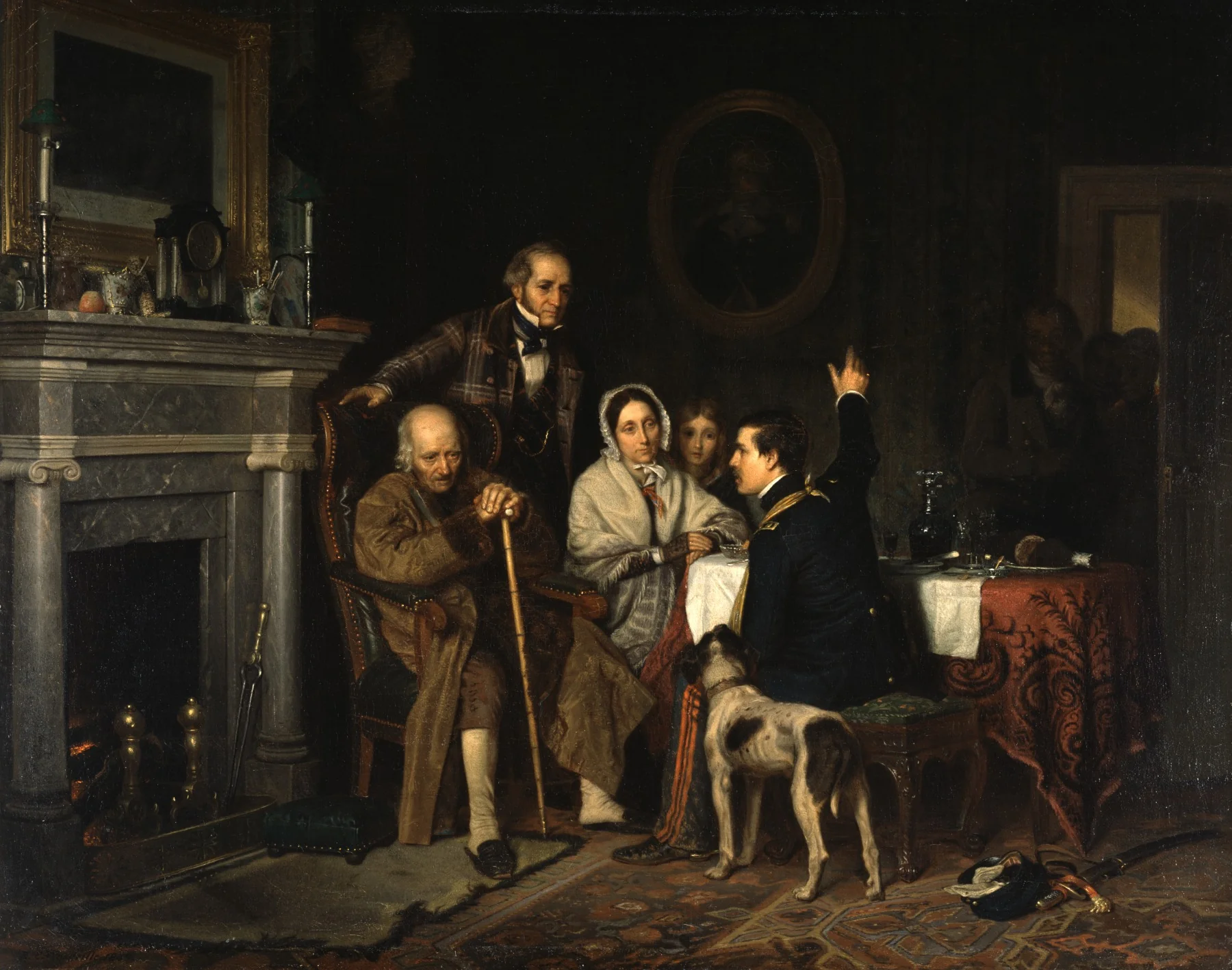 Old '76 and Young '48, by Richard Caton Woodville, Sr., oil, 1849