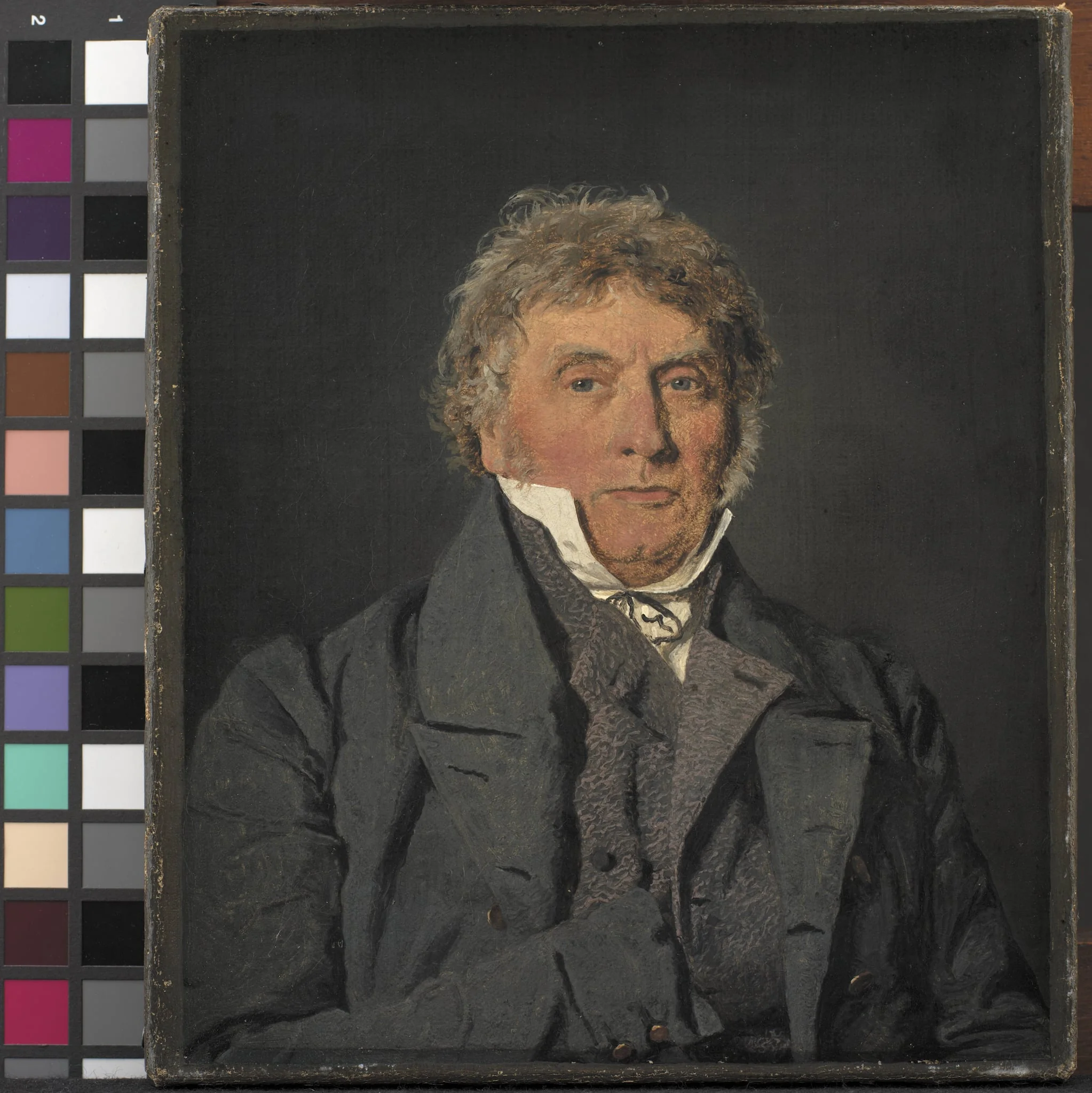 Portrait of the Artist´s Father, Master Baker Peter Berendt Købke, by Unknown, unspecified, 1835