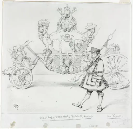 The Stagecoach for Parliamentary Purposes (recto)