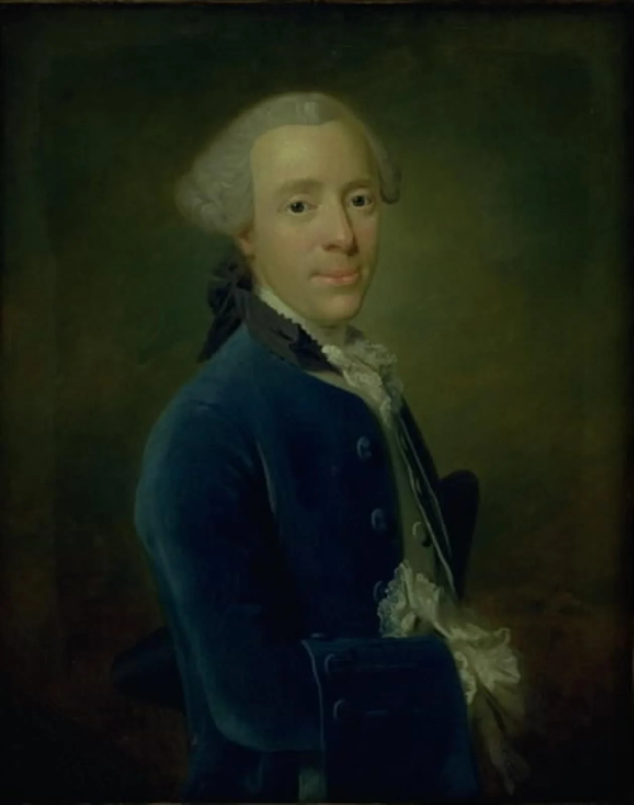 Portrait of State Counsellor Johan Henrik Kirchhoff, by Unknown, unspecified, 1744