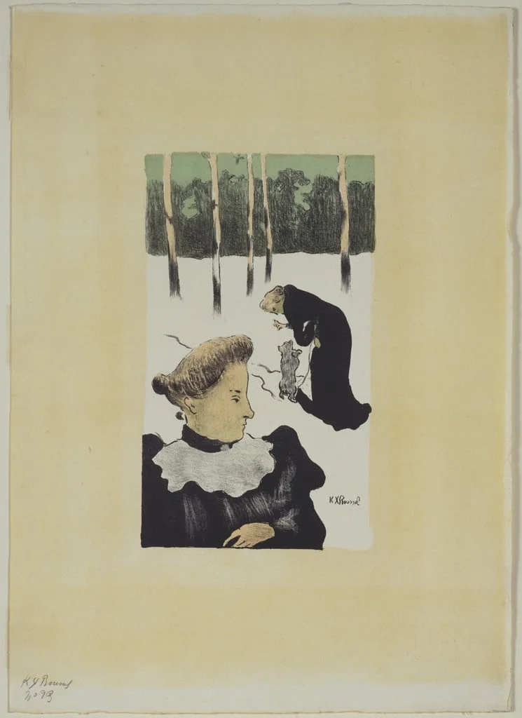 Untitled, by Ker-Xavier Roussel, ink, 1893