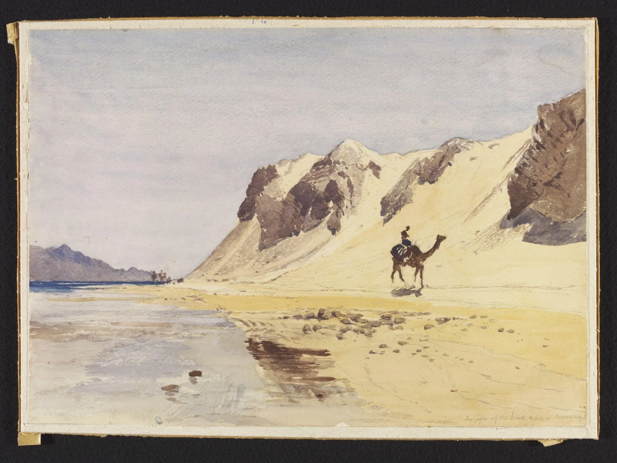 The Cape of the Veil [Sinai], by William Edward Dighton, watercolor, 1852