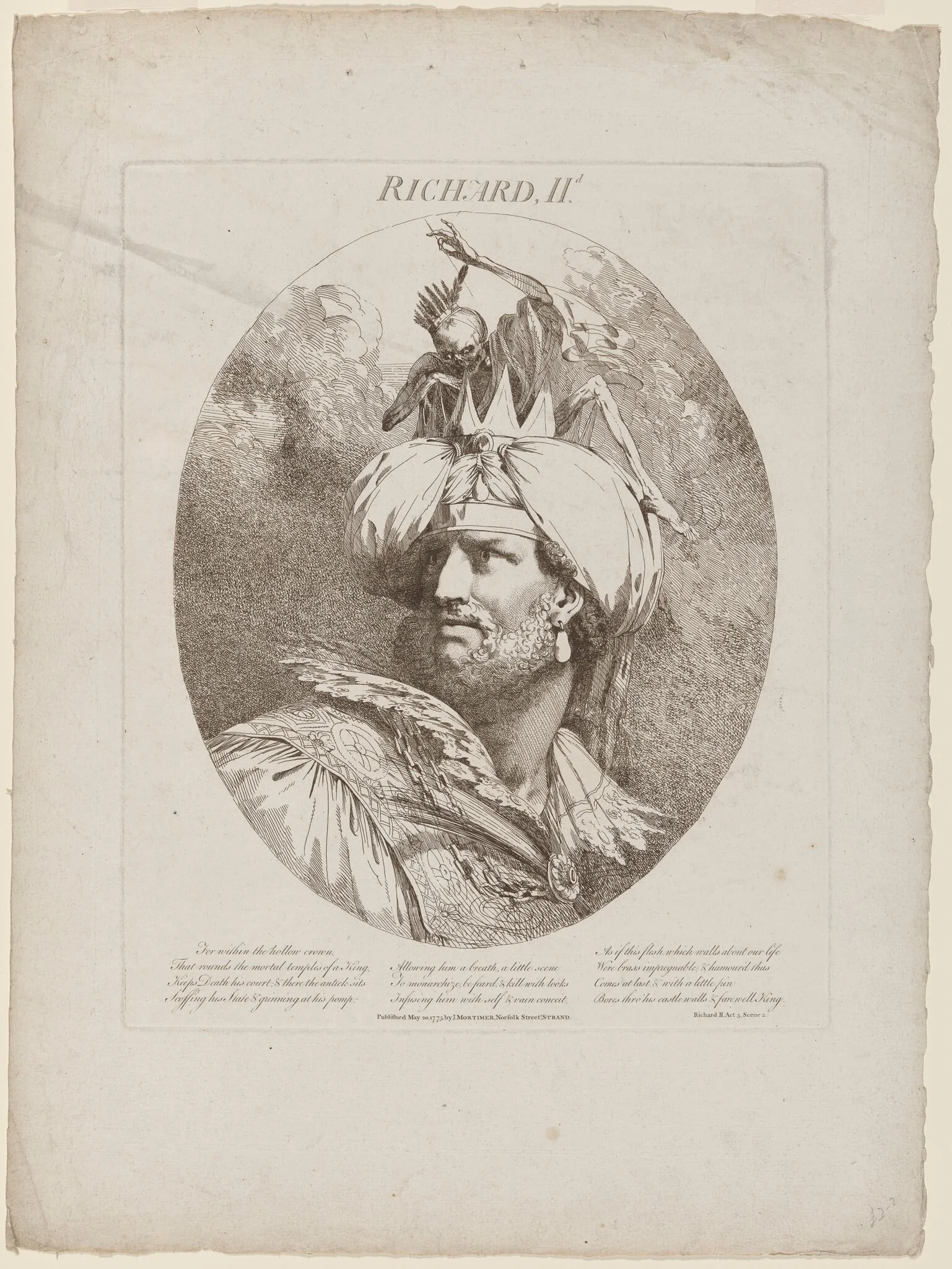 Richard II, by John Hamilton Mortimer, ink, 1775