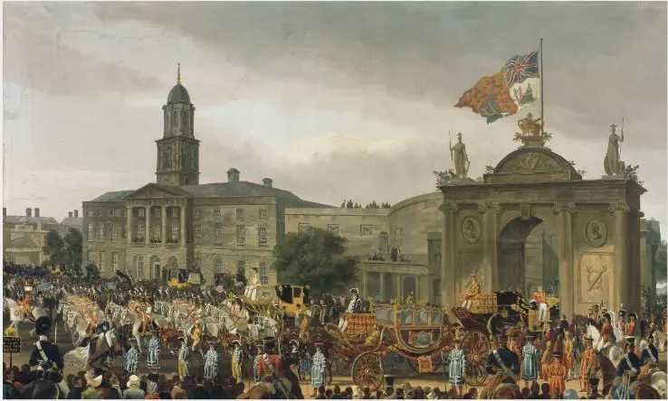 George IV, King of England, Entering Dublin