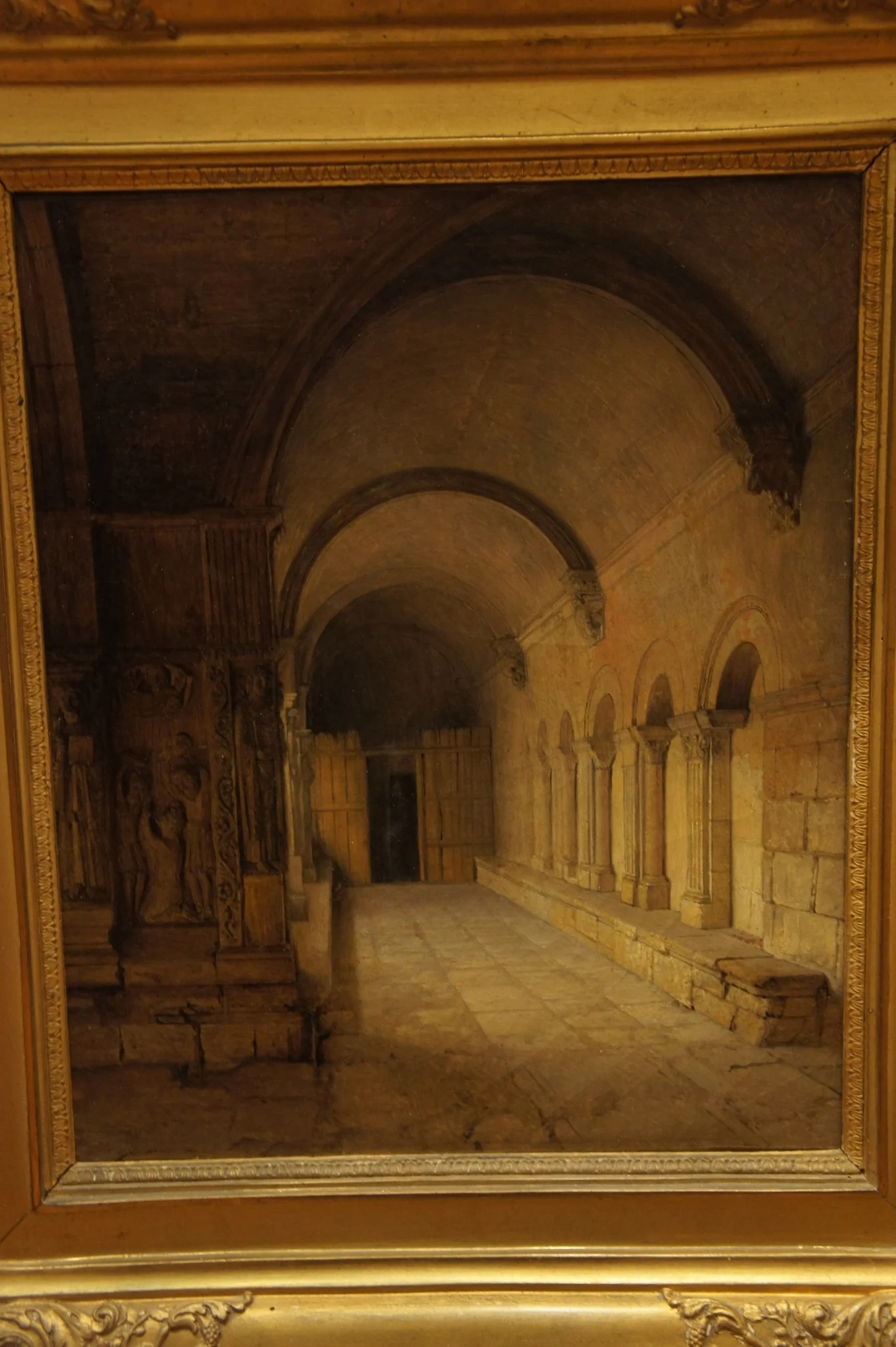 Le Cloître de l'église de Saint-Trophime à Arles, by François Fleury-Richard, unspecified, 1824