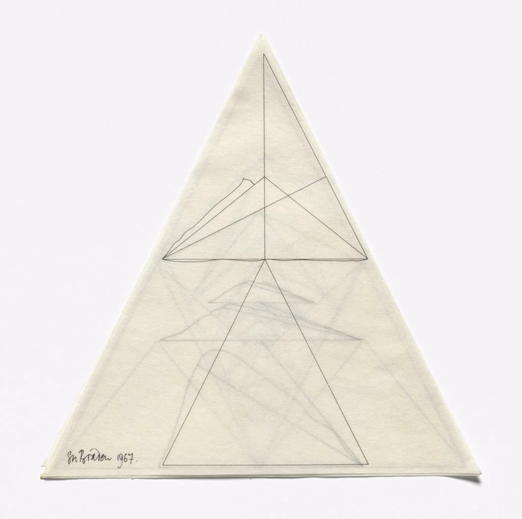 Untitled, by Su Braden, ink, 1967