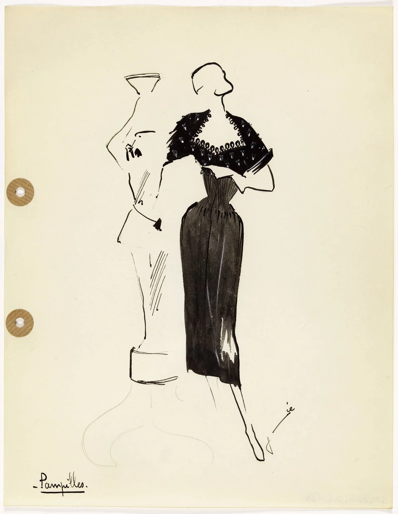 'Pampilles', by Carven, 1949