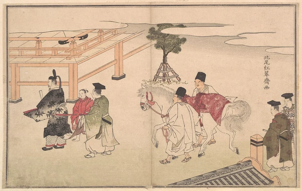 Untitled, by Kitao Shigemasa, ink, 1780