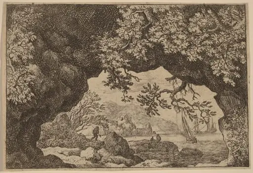 View through a Pierced Rock