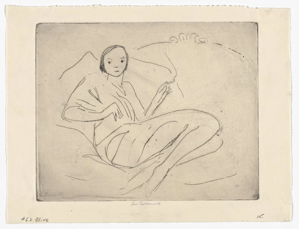 Untitled, by Anne Goldthwaite, ink, 1931