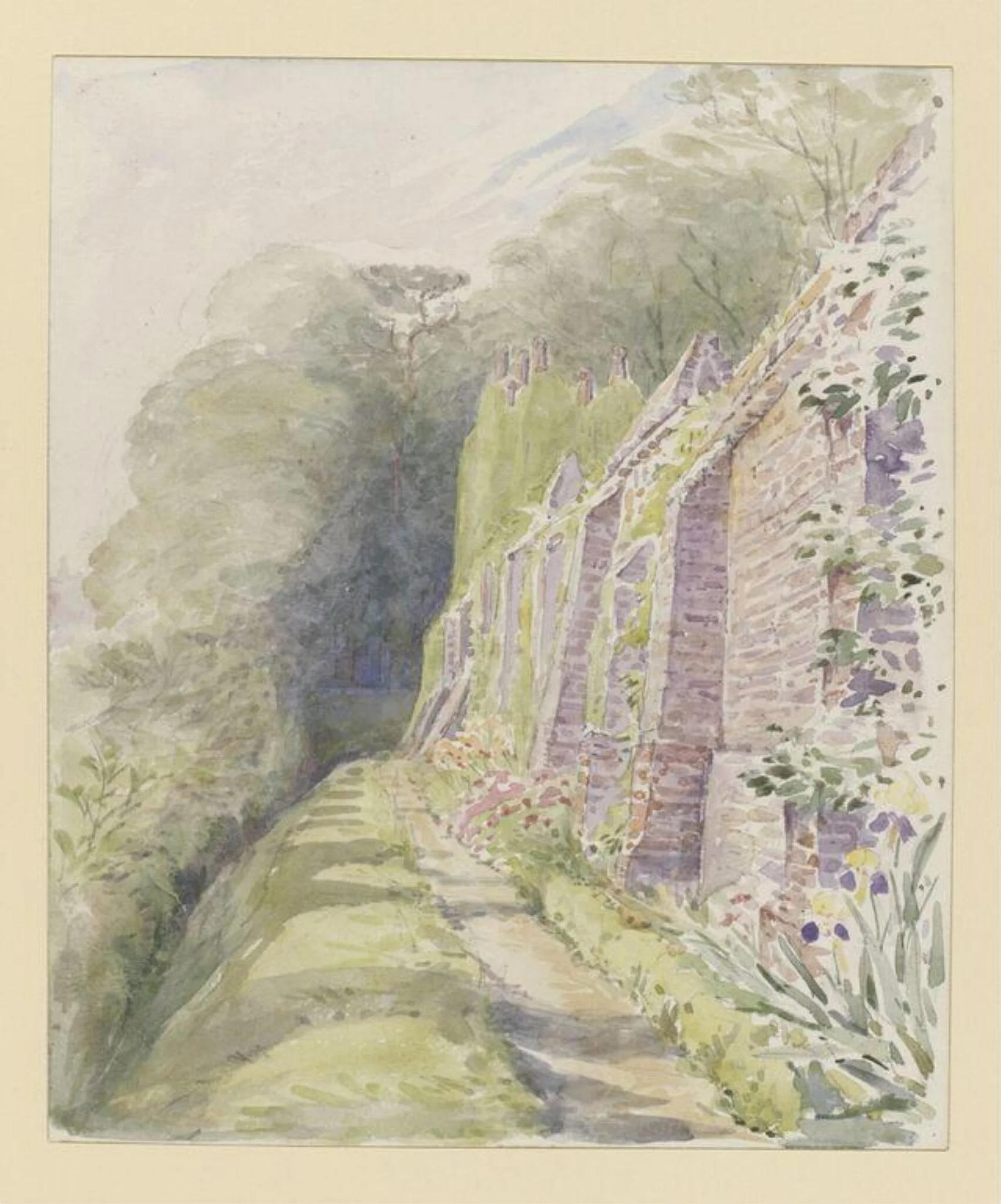 Untitled, by Beatrix Potter, watercolor, 1904
