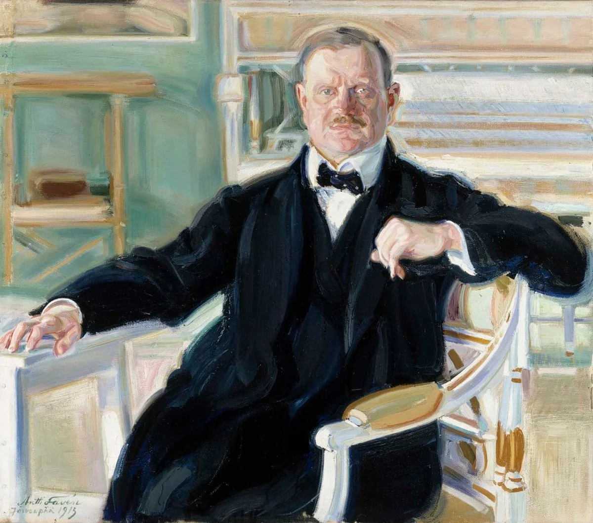 Jean Sibeliuksen muotokuva, by Antti Favén, unspecified
