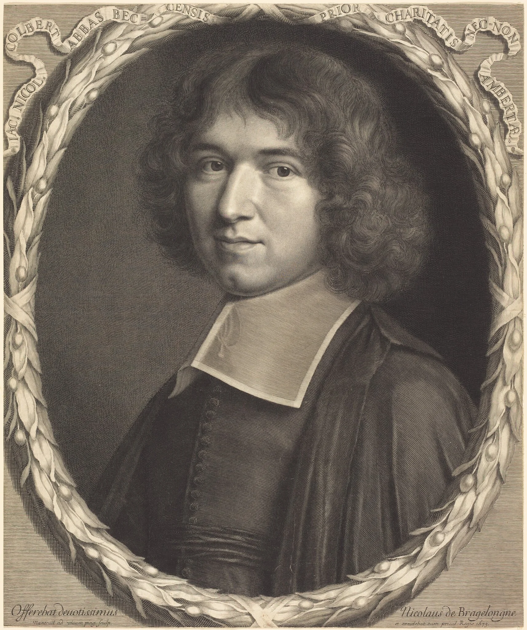 Jean-Baptiste Colbert, by Robert Nanteuil, ink, 1673