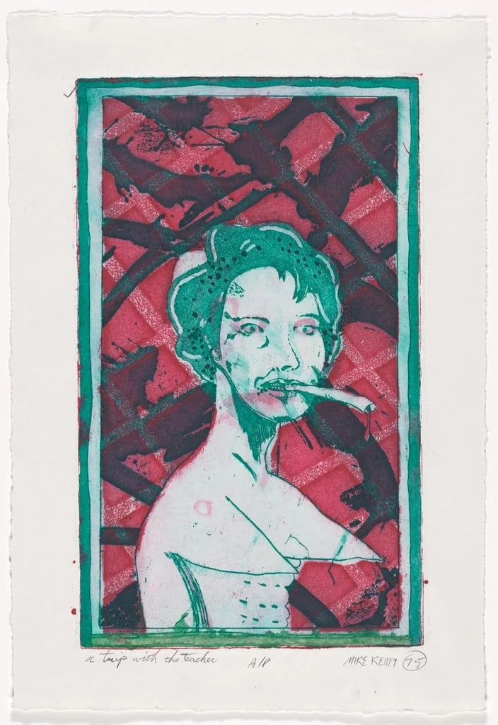 Untitled, by Mike Kelley, ink, 1975