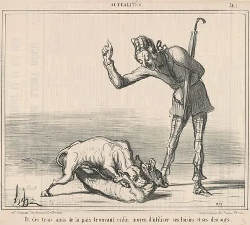 Un des trois amis de la paix ...