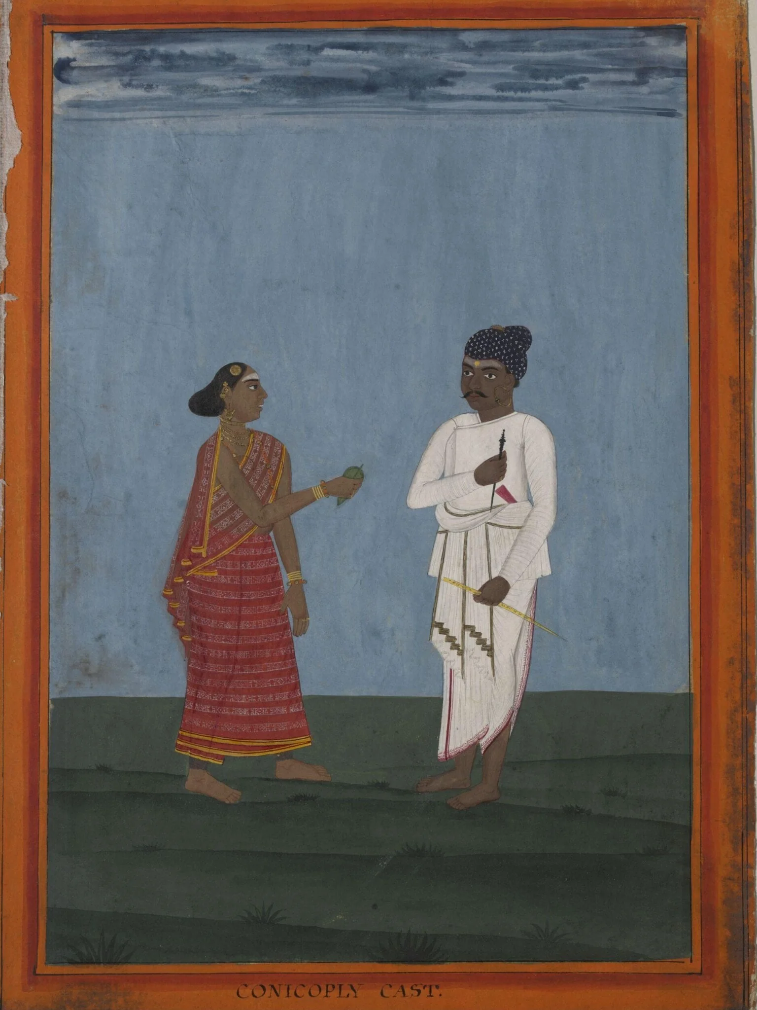 A clerk and his wife