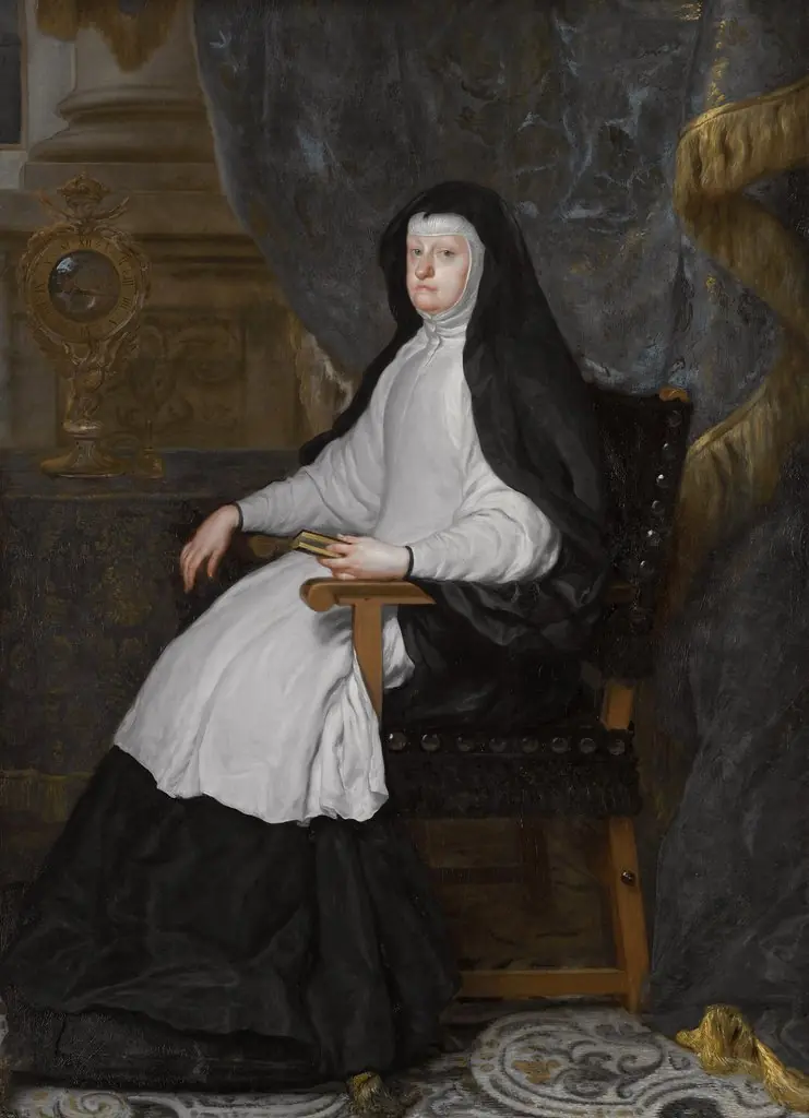Mariana of Austria, Consort of King Philip IV of Spain, as a Widow