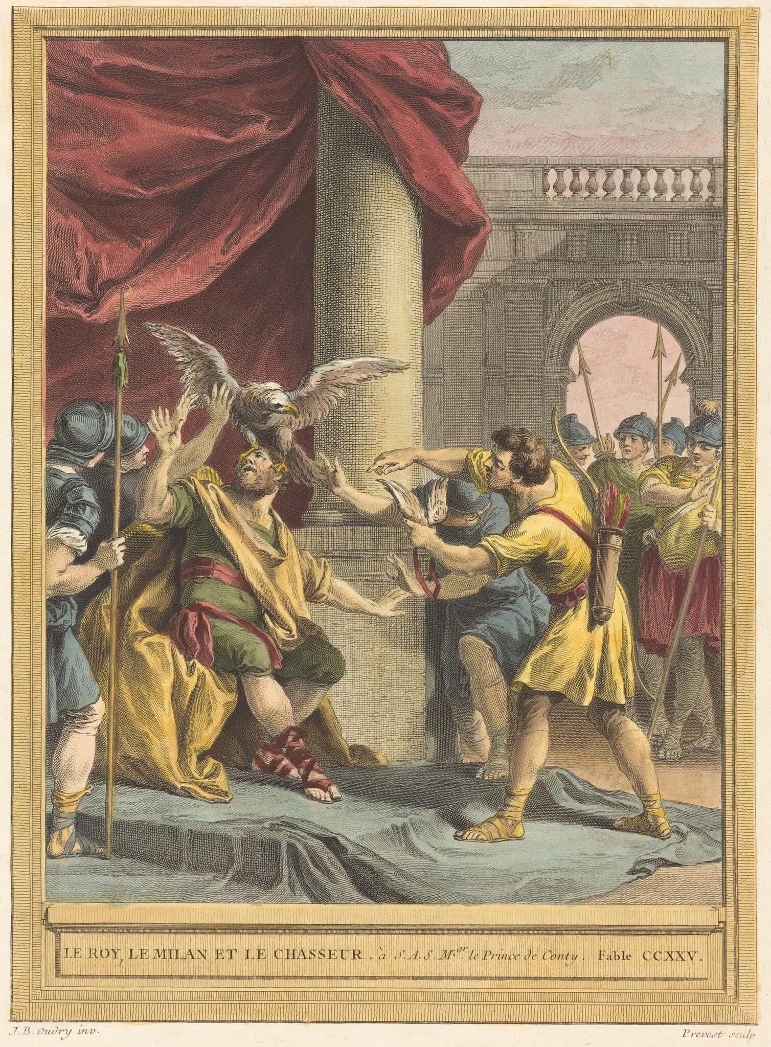 Le roi, le milan, et le chasseur (The King, the Kite, and the Hunter)