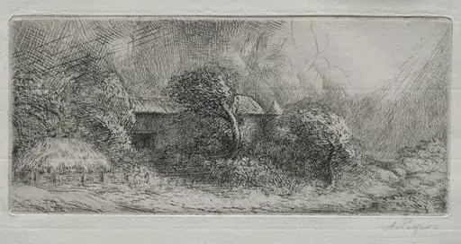 Chailli:  effet d'orage