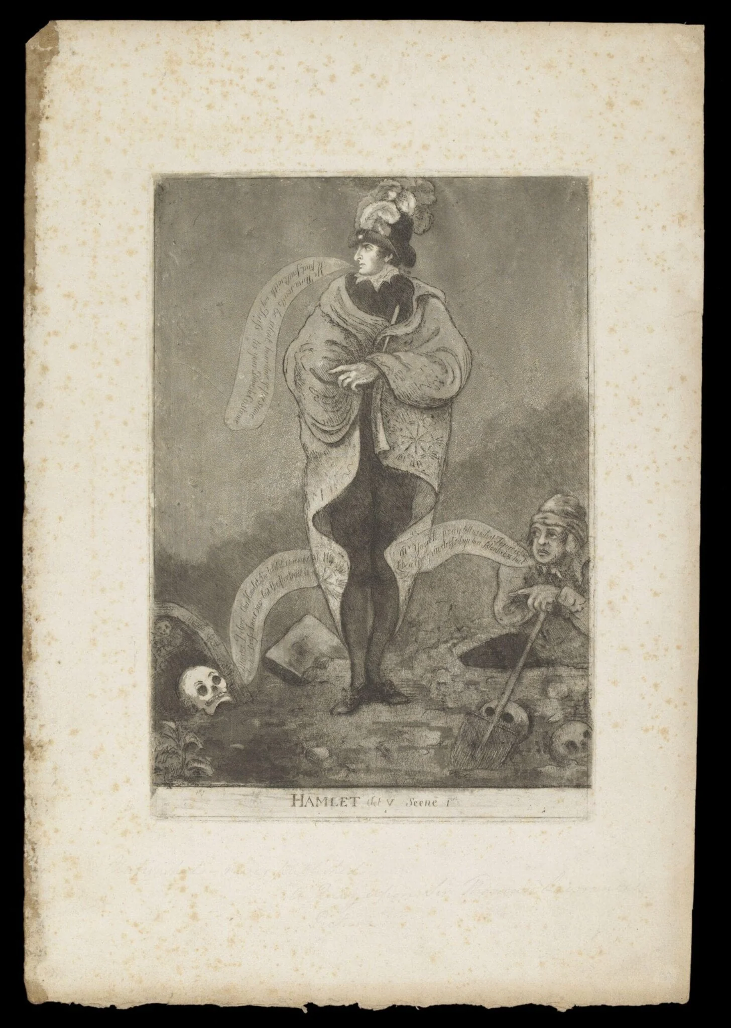 H Beard Print Collection, by James Sayers, 1804
