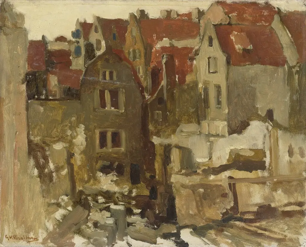 The Demolition of the Grand Bazar de la Bourse on the Nieuwendijk, Amsterdam