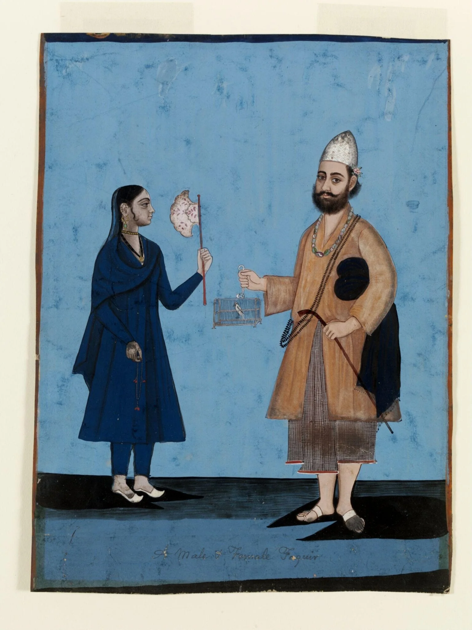 A fakir and his wife