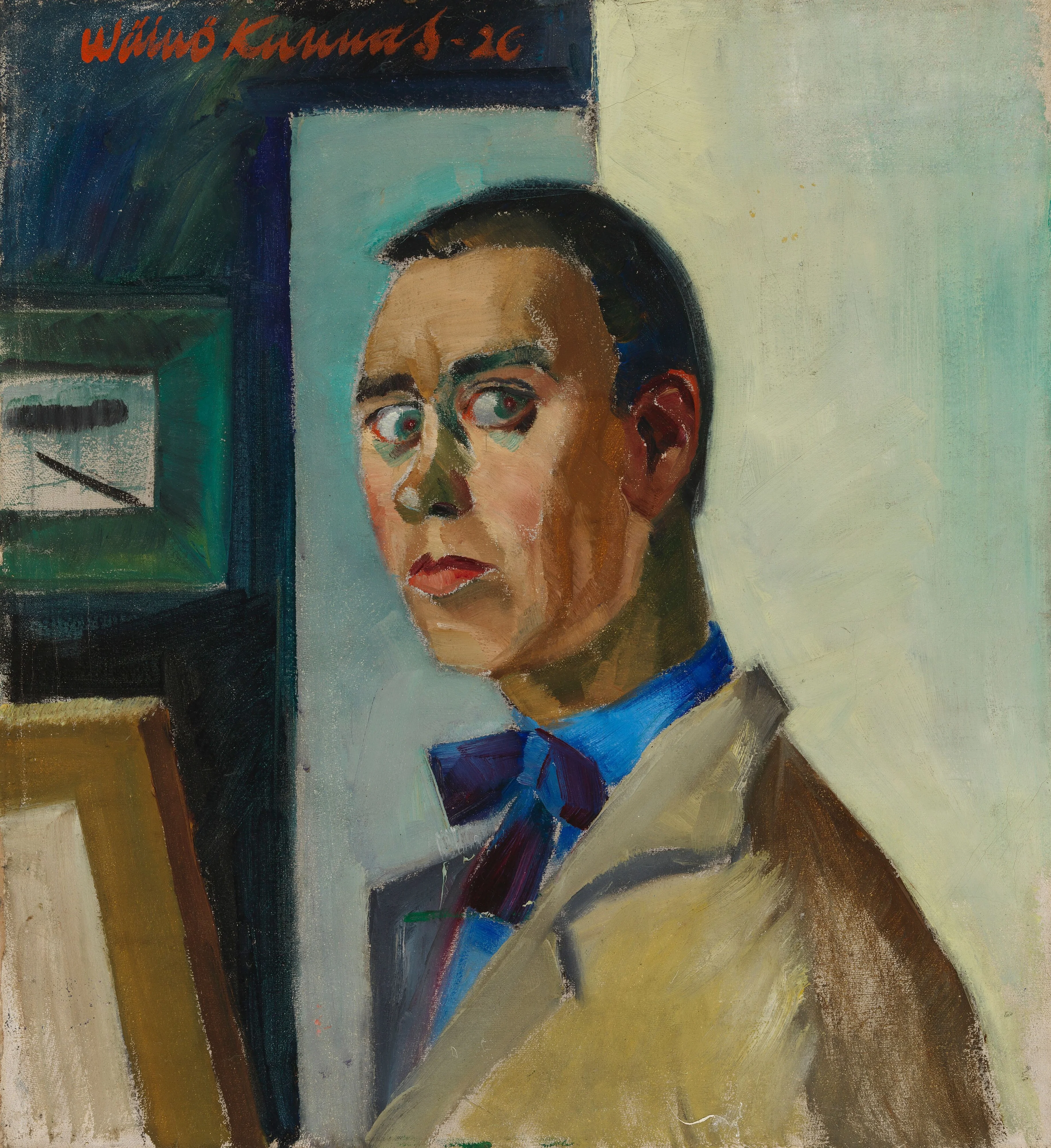 Self-Portrait, by Väinö Kunnas, oil, 1926