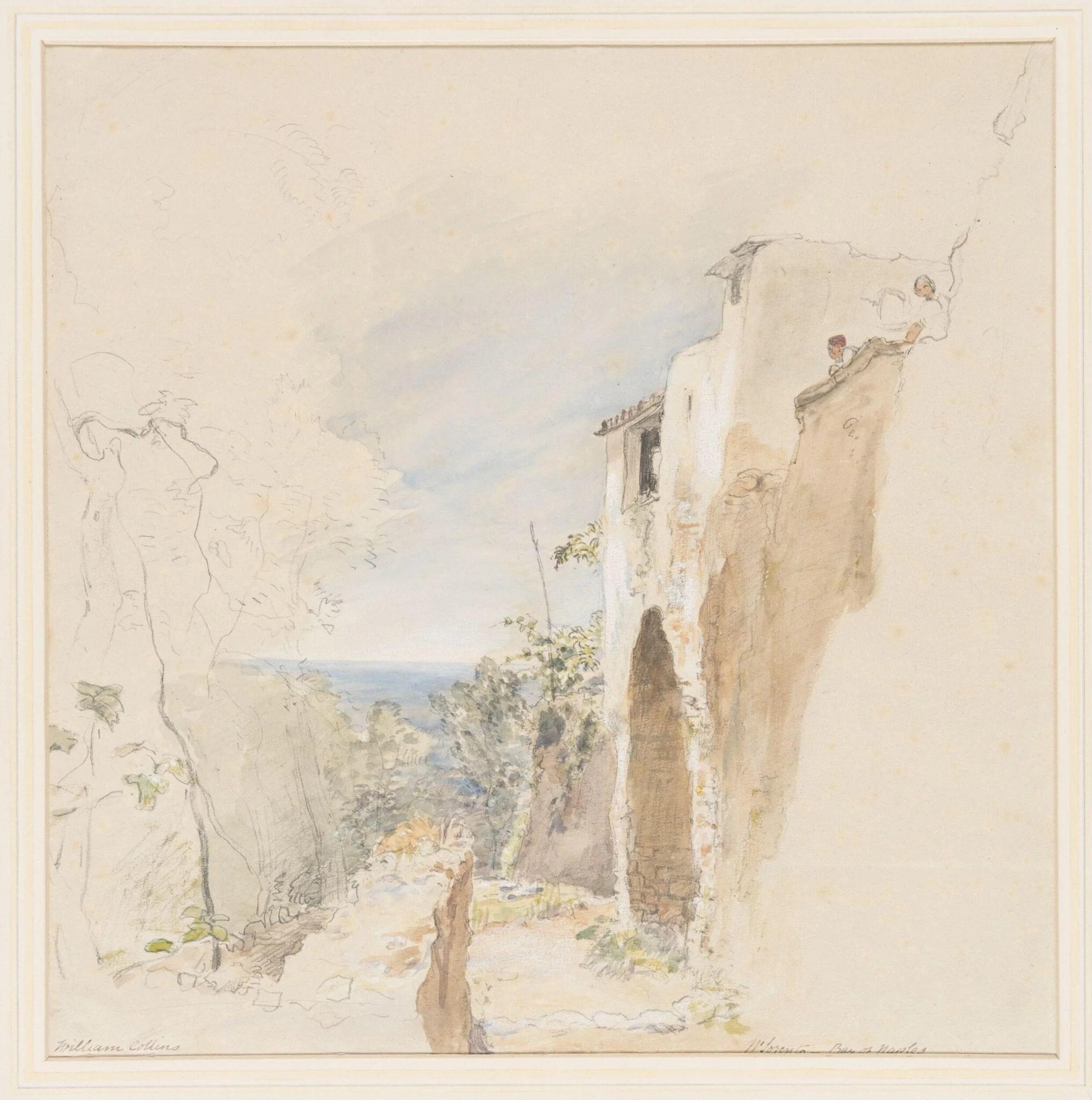 Coast View near Sorrento, Bay of Naples, by William Collins, 1830