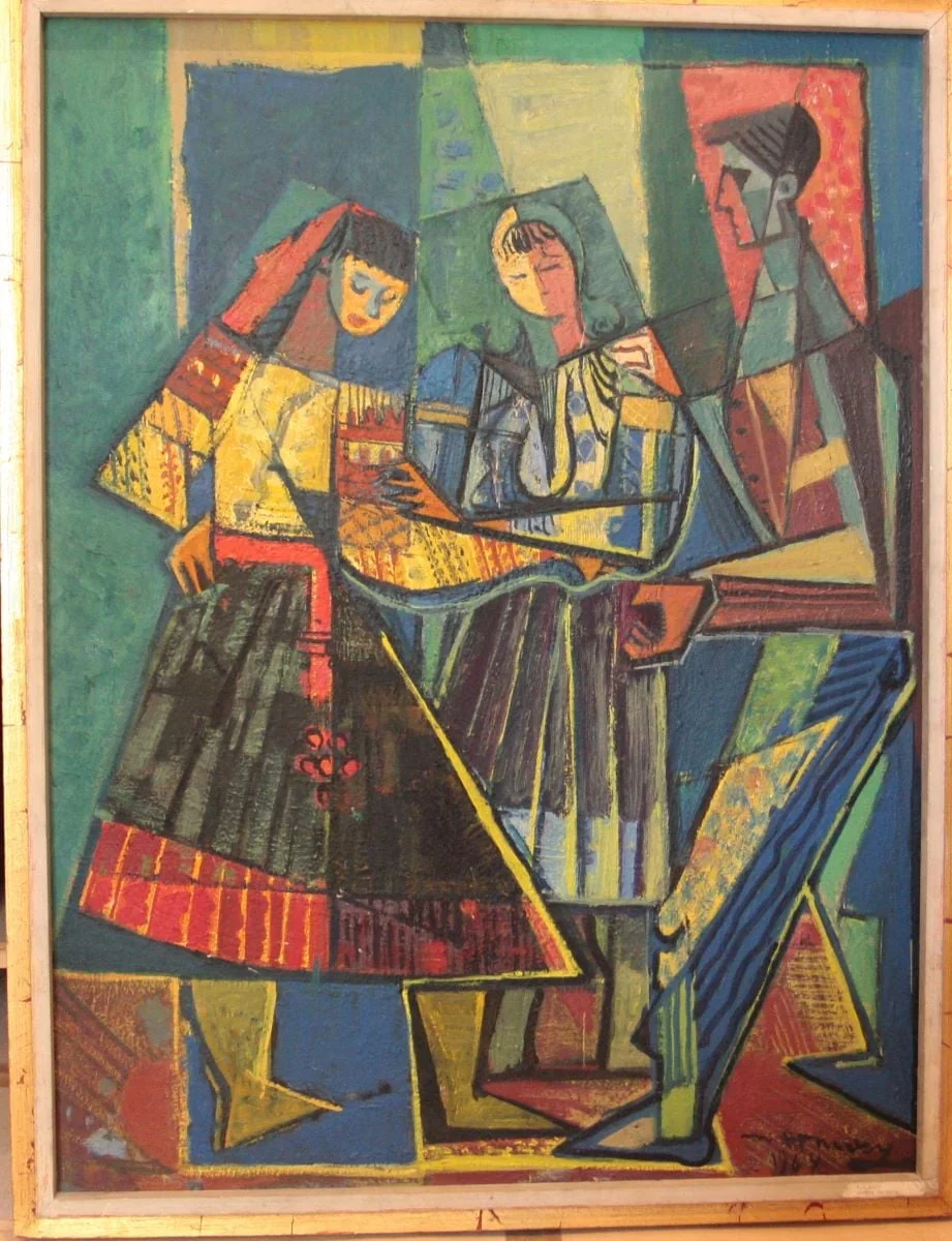 Lecția de dans, by Max Hermann Maxy, 1964