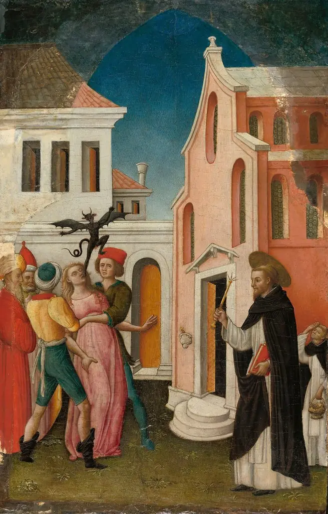 Saint Peter Martyr Exorcizing a Woman Possessed by a Devil