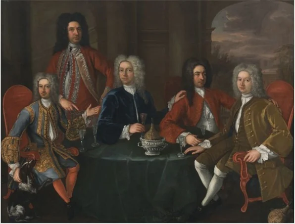 The Hellfire Club, Dublin, by James Worsdale, oil, 1735