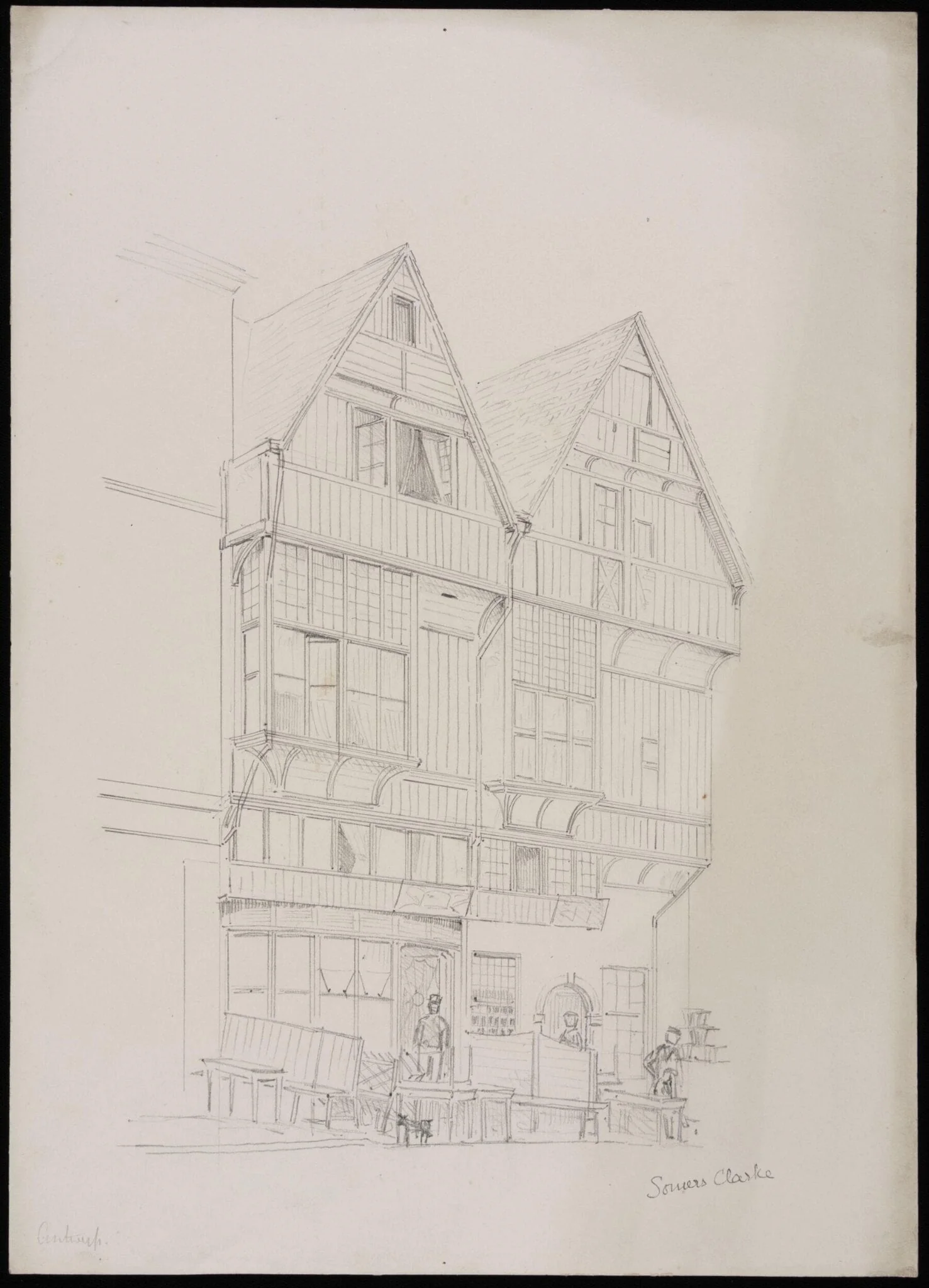 House at Antwerp, by Somers Clarke, 1891