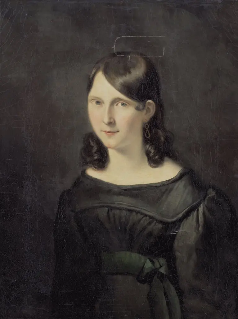 Portret van een meisje, vermoedelijk mejuffrouw Sligting