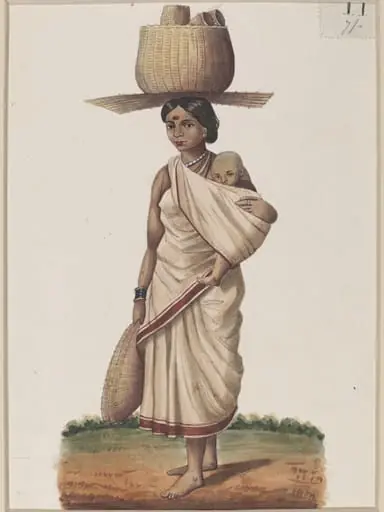 A Basket-maker's wife